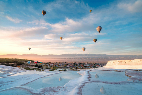 Antalya: Pamukkale Full-Day Tour w/ Optional Balloon Flight Pamukkale Tour With Hot Air Balloon