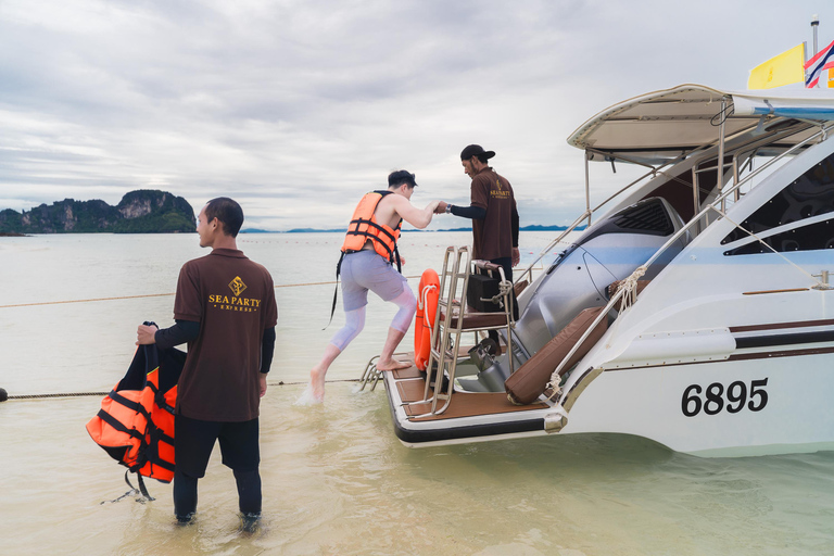 Krabi: Private Phi Phi Islands & 4 Islands Speedboat Tour