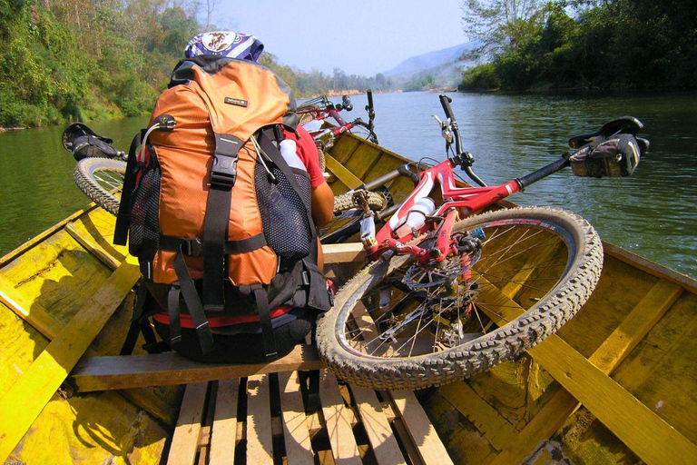 Luang Prabang: Biking, Trekking and Waterfall Private Tour