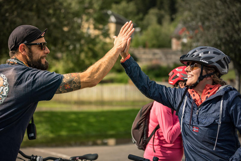 Édimbourg : Visite touristique à véloTour en vélo électrique