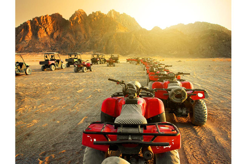 Sharm El-Sheikh: ATV Quad Sunrise & Sunset Desert Safari 2 Person ( 1 DBL BUGGY )
