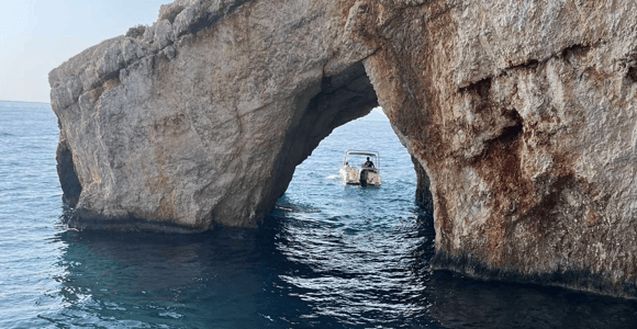 Zakynthos: Eurosky Round-Island Cruise & Search for Turtles