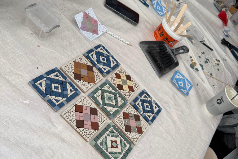 Thessaloniki: Ceramic Mosaic Coaster workshop