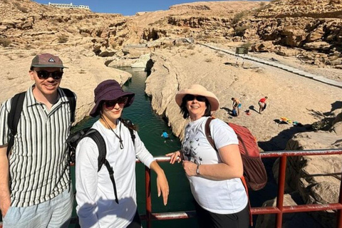 From Muscat: Shared Wadi Bani Khalid & Desert Sunset