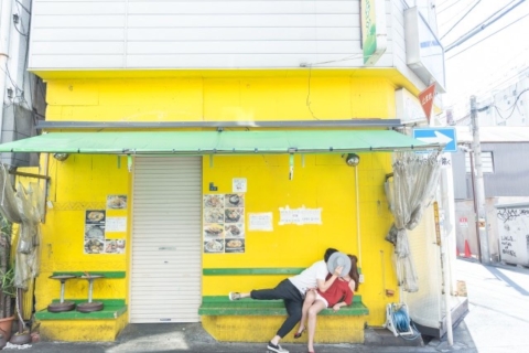 Couples Photo shoot in Osaka 2 Locations and Night View Photos