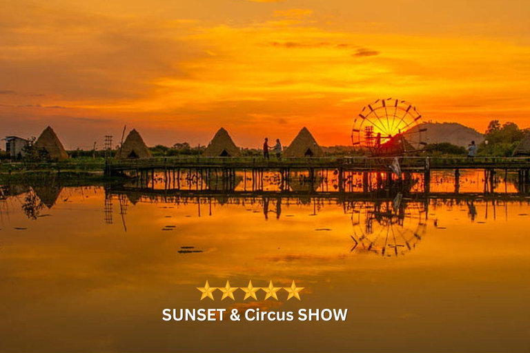 Siem Reap: Sunset, Dinner, and Circus Show with Pickup Siem Reap: Sunset, Dinner, and Circus Show with Pickup
