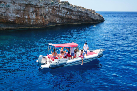 Blue lagoon with a speed boat water and towels included Blue lagoon with a speed boat, water & wine