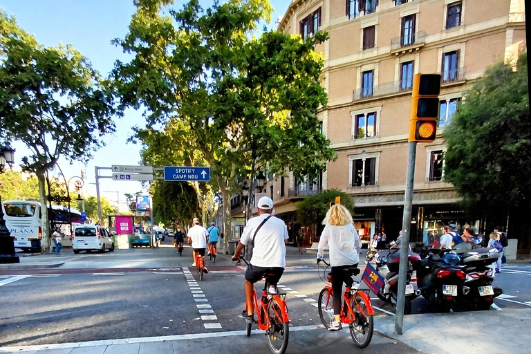 Barcelona: City Highlights and Camp Nou Guided E-Bike Tour Shared Small-Group E-Bike Tour