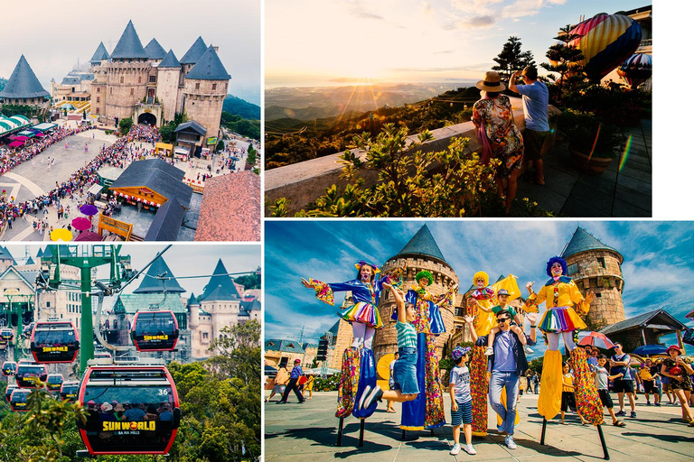 Vanuit Da Nang: Retourtransfer per gedeelde bus naar Ba Na Hills