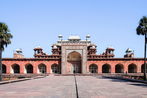 From Delhi: Taj Mahal Sunrise, Agra Fort & Akbar’s Tomb Tour Private Live Tour Guide only