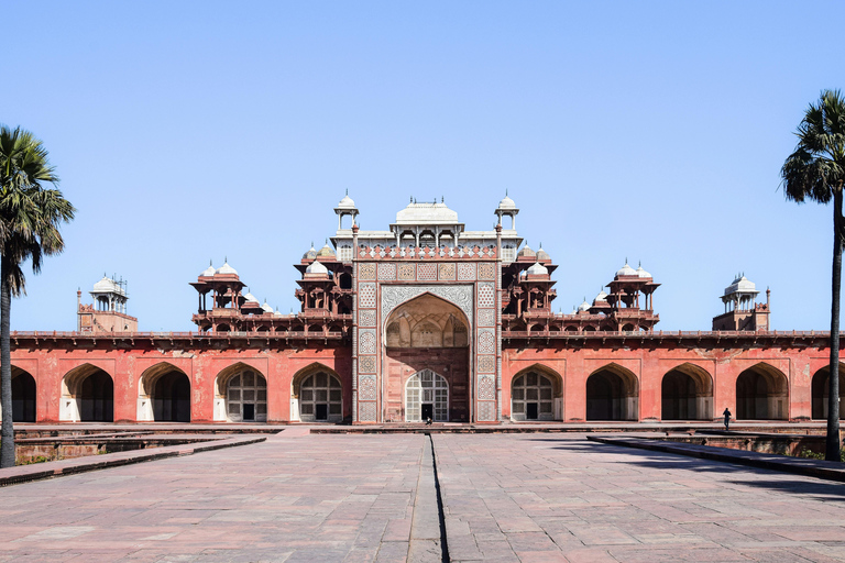 From Delhi: Taj Mahal Sunrise, Agra Fort & Akbar’s Tomb Tour Private Live Tour Guide only