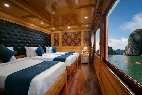 From Ninh Binh: 2-Day 4-Star Lan Ha & Halong Bay Cruise Tour