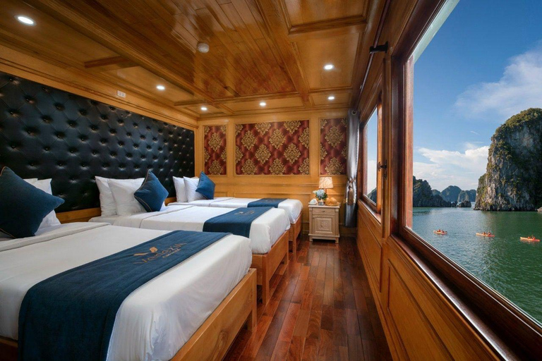 From Ninh Binh: 2-Day 4-Star Lan Ha & Halong Bay Cruise Tour