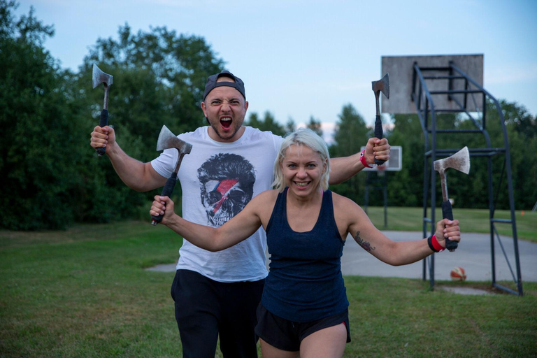 Riga: Axe and Knife Throwing Experience