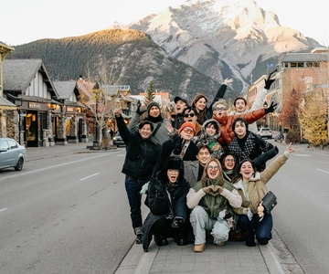 From Banff: Moraine Lake and Lake Louise Half Day Tour.