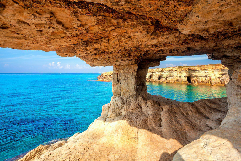 From Larnaca: Ayia Napa, Cape Greko, Blue Lagoon & Sea Caves