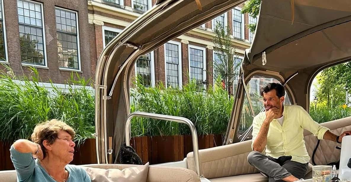 Afbeelding 6 van Amsterdam: grachtenrondvaart in kleine groep, inclusief snacks en drankjes