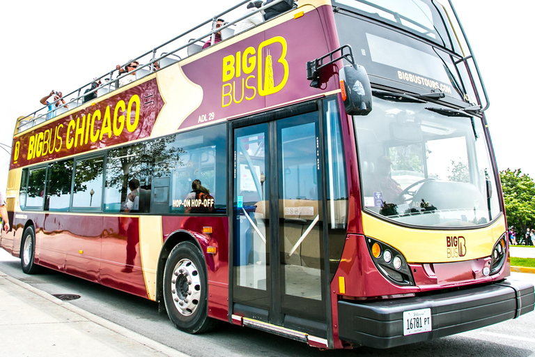 Chicago: Crociera sul fiume dell&#039;architettura e tour in autobus Hop-on Hop-off