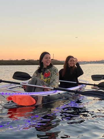 San Diego: Sunset Glass Kayak Tour with City Lights