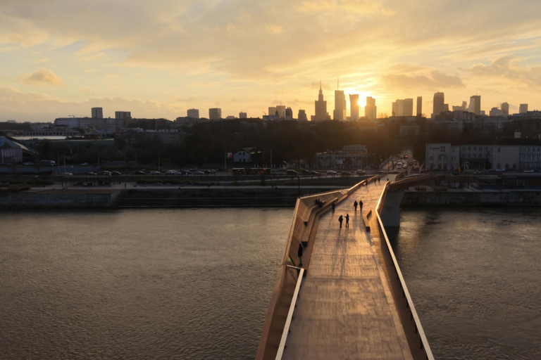 Old & Modern Warsaw Walking Tour with Free Drone Photo
