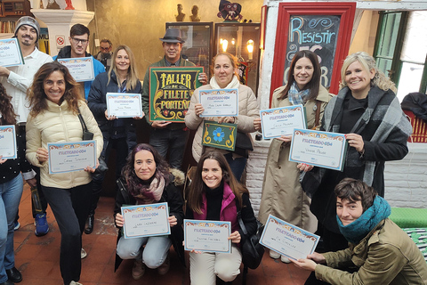 Cours d&#039;art en petit groupe sur le Fileteado et visite à pied de San Telmo