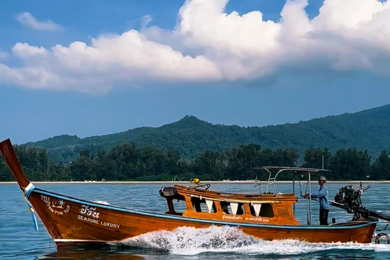 Van Krabi/Ao Nang: Luxe privé longtailbootHong Eiland Privé Zonsopgang Long Tail Boot Tour