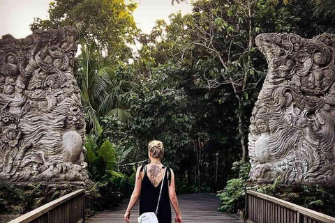 Ubud: tour della foresta delle scimmie, della cascata e delle terrazze di risoEsplorazione: Foresta delle scimmie, cascata e terrazza di riso