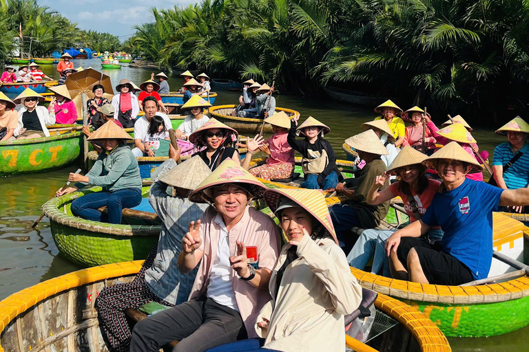 Hoi An: Basket Boat Ride in the Coconut Forest Tour experience include option hotel Pick up and Drop-off