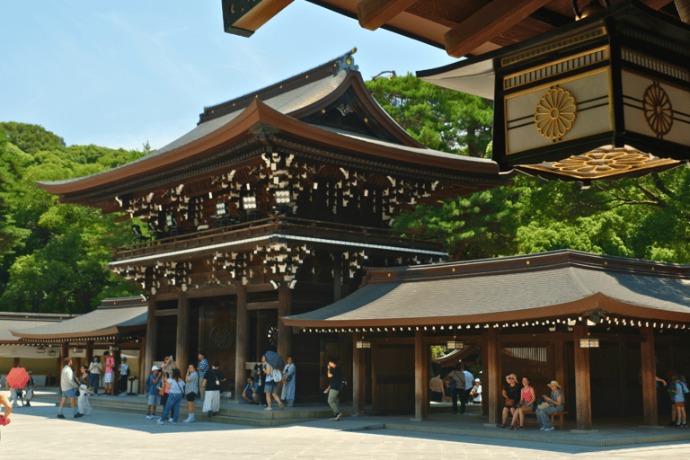 Tokio: wandeltour langs de hoogtepunten van Harajuku en Meiji JinguTijdreizen in Tokio: popcultuur in Harajuku en het Meiji Jingu-heiligdom