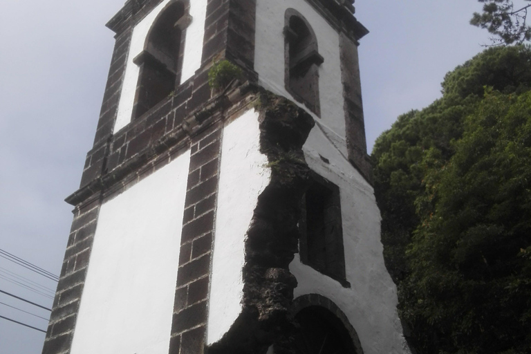 Isola di São Jorge: Tour di un giorno con veicolo e tour in barca