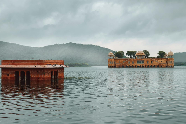 Jaipur: Excursão de meio dia ao Forte Amer, Jal Mahal e Stepwell