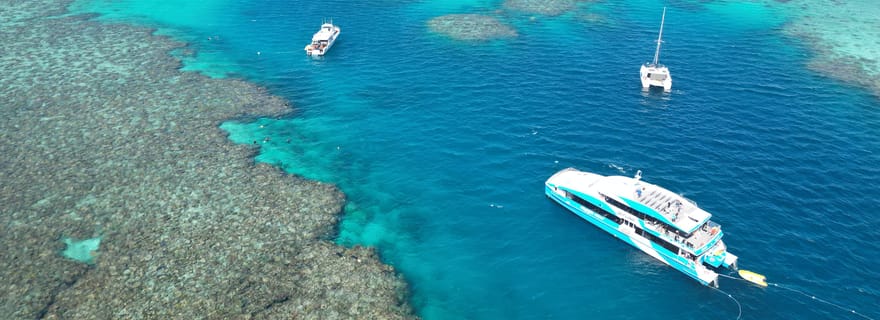 Townsville : Excursion d'une journée à la Grande Barrière de Corail et à MOUA Snorkeling