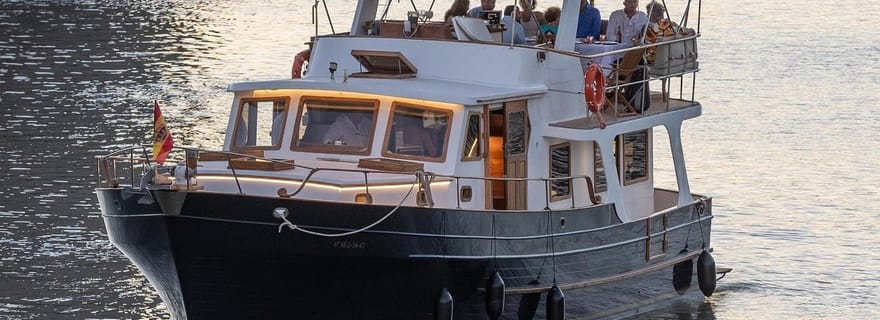 Séville : croisière en yacht avec musique flamenco, tapas et boissons