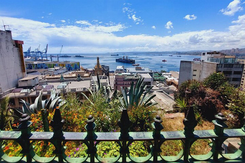 Porto di Valparaiso e Viña del Mar, degustazione di vini a Casablanca