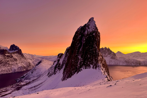 Tromsø: Snowshoe Hike on Senja to Hesten with Views of Segla From Tromsø: Snowshoe Hike to Hesten