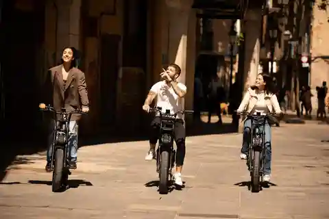 Komfortable E-Fatbike High-Lights Tour Barcelona