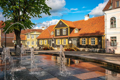 Kuldiga, waterval parel van Letland tour met wijnproeverij