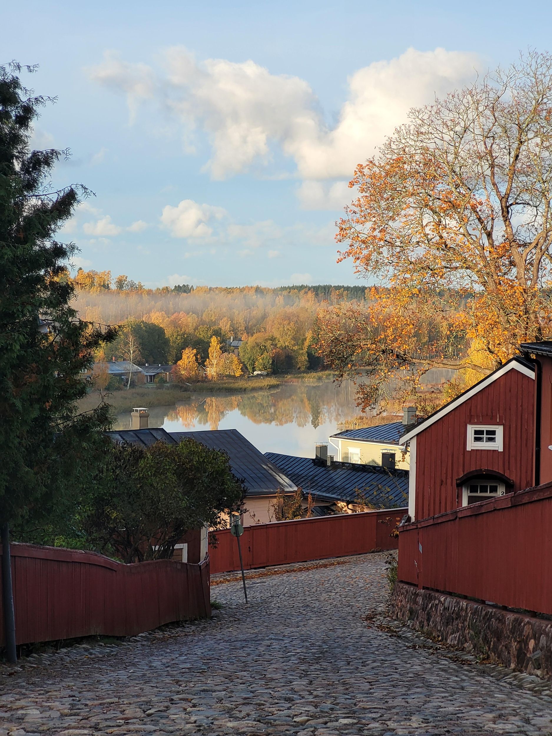 Porvoo: Nordic-Walking-Rundgang durch die Altstadt mit ortskundigem Guide