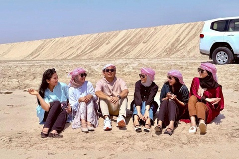 Desert Safari Qatar Camel Sandbording sunrise/sunset tour
