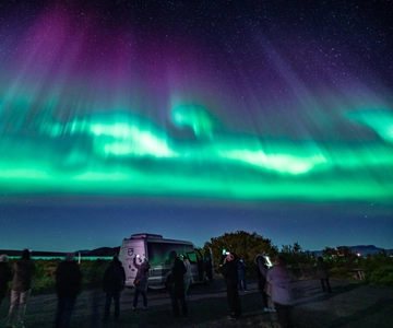 Från Reykjavik: Northern Lights Tour med varm kakao och foton