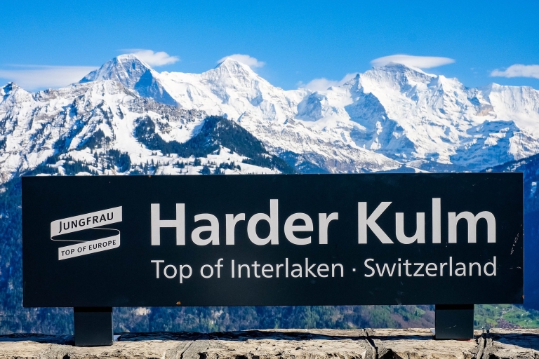 Interlaken: retourticket kabelbaan Harder Kulm
