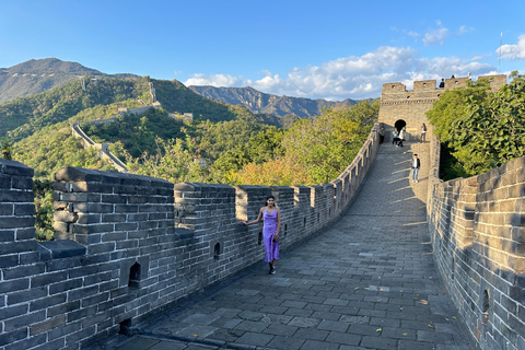 Peking: Mutianyu Mutianyu Stora muren Dagsturer med alternativVandring från Jiankou till Mutianyu W Guide &amp; Transport