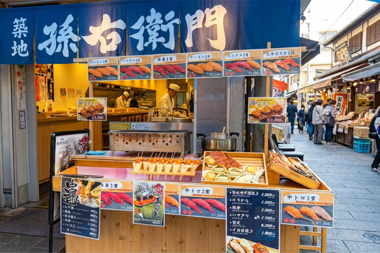 Tokyo: Tsukiji Market + Sensoji Temple: Food & Culture Tour