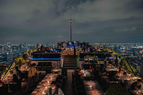 Bangkok: Pakiety gastronomiczne Vertigo Rooftop Banyan TreeWybierz 3 dania [tylko jedzenie]