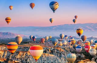 Kappadokien: Goreme Heißluftballonfahrt bei Sonnenaufgang