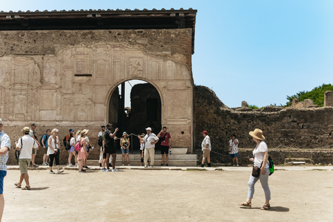 Från Rom: Dagsutflykt till Pompeji, Amalfikusten och PositanoUppgradering av halvprivat tur med limoncellosmakning