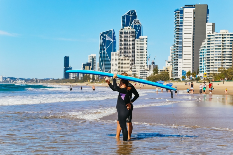 Surfers Paradise: Lección de surf en la Costa Dorada