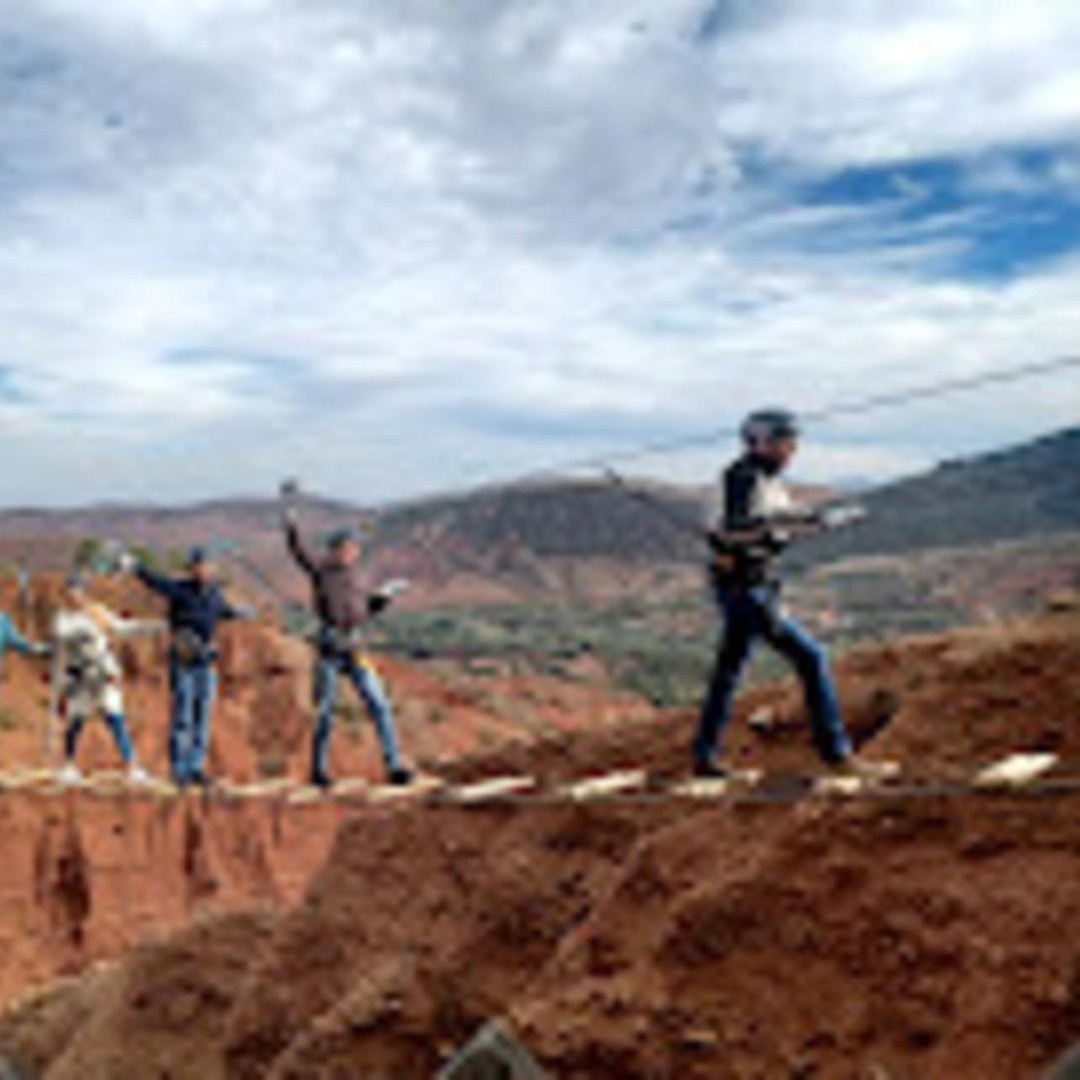 Marrakech : Tyrolienne dans les montagnes de l'Atlas et villages berbères