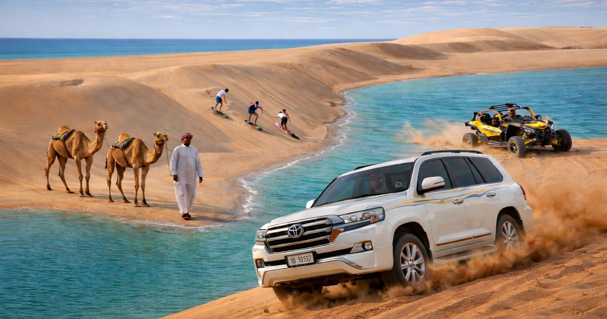 Doha: Desert Safari, Dune Bashing, Camel Ride, Quad Bike | GetYourGuide
