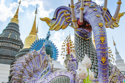 Chiangmai: Sticky vattenfall &amp; Land of angels &amp; Wat ban den.